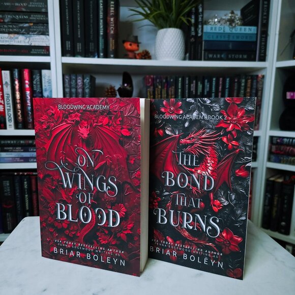 Briar Boleyn - On Wings of Blood & The Bond that Burns (PAPERBACK) - Picture 1 of 5